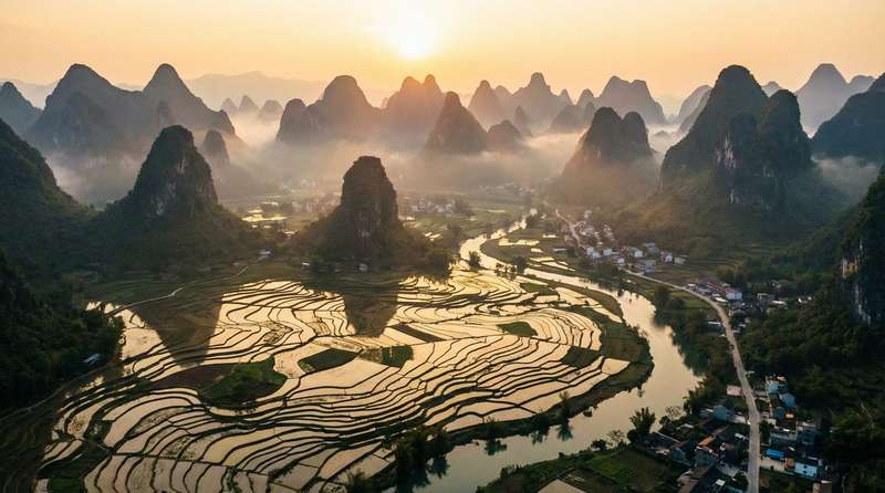 海角社区航拍风景视频